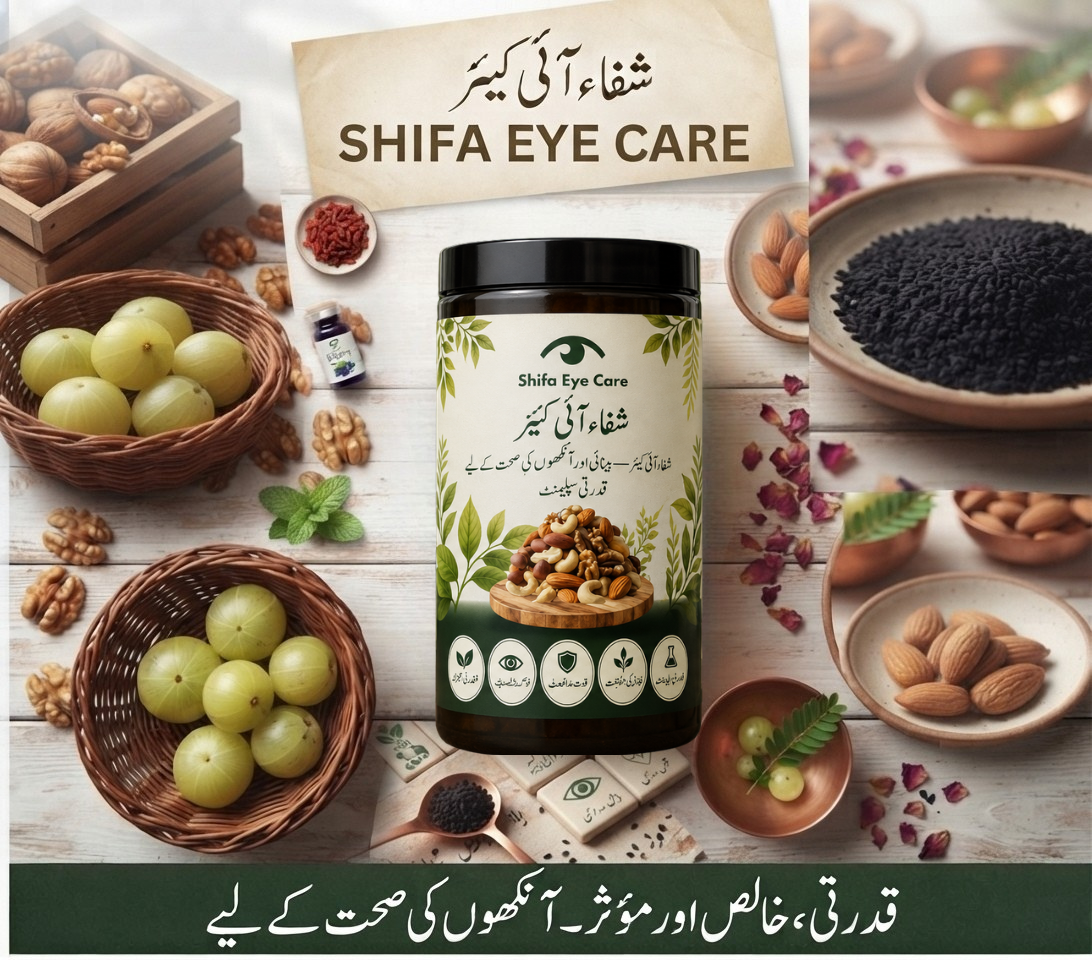 شفا آئی کیئر (Shifa Eye Care) - نظر کی حفاظت کا قدرتی ذریعہ