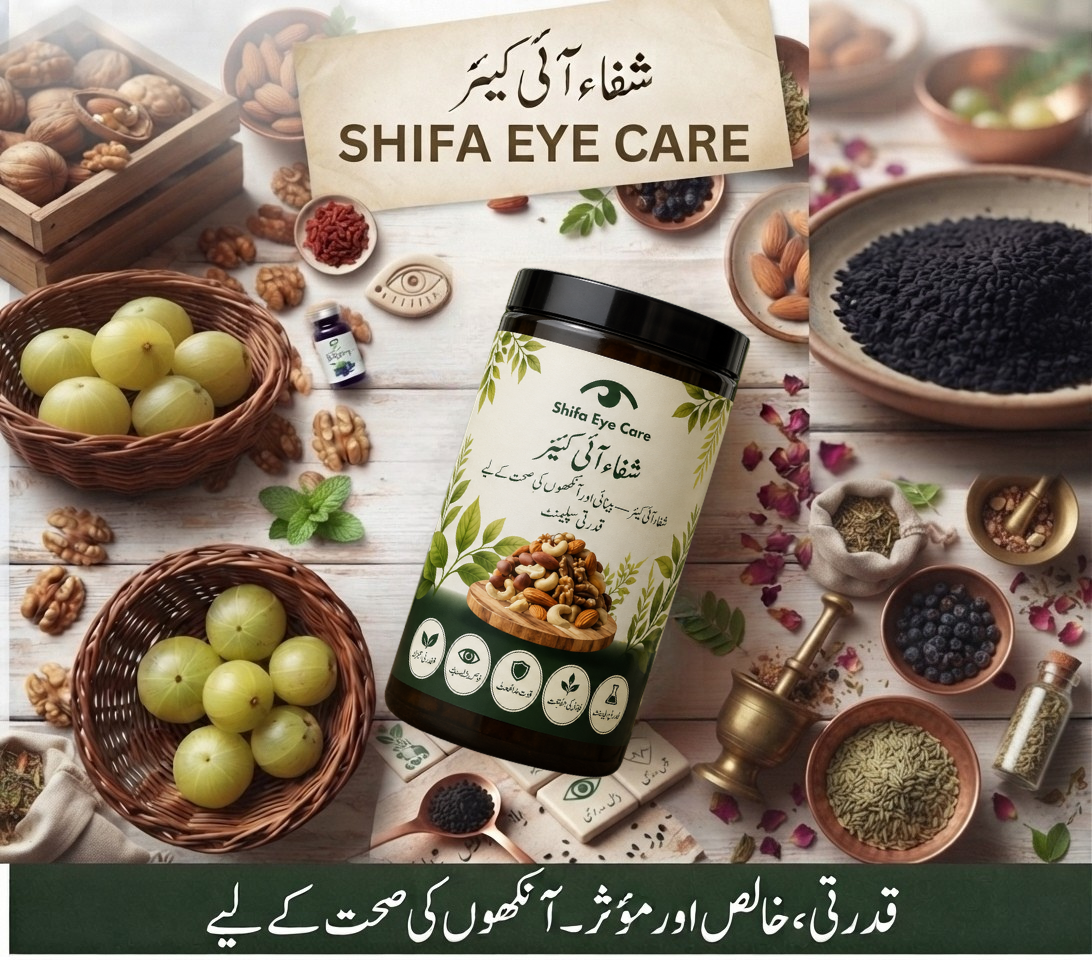 شفا آئی کیئر (Shifa Eye Care) - نظر کی حفاظت کا قدرتی ذریعہ